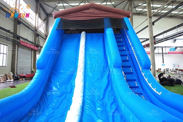 Commercial Giant Inflatable Winter Slide with Snow Tubes Included