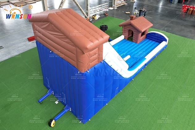 Custom Giant Inflatable Snow Tubing Slide