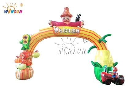 Commercial Scarecrow Inflatable Welcome Arch