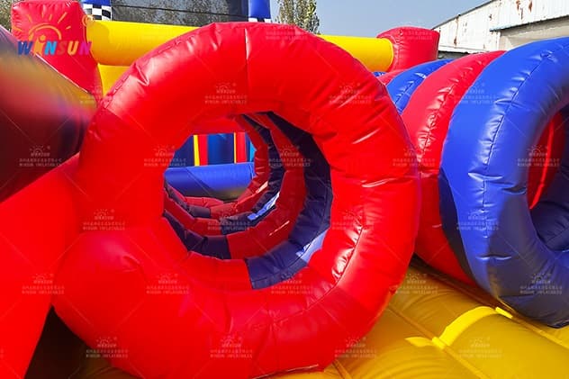 WINSUN Brand 6m Tall Inflatable Obstacle Challenge