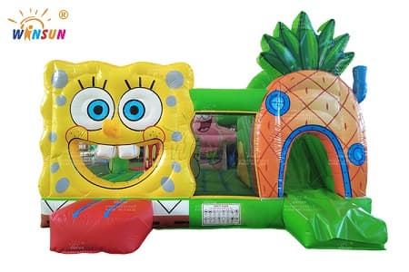 WSC-758 Commercial Sponge-Bob Inflatable Combo