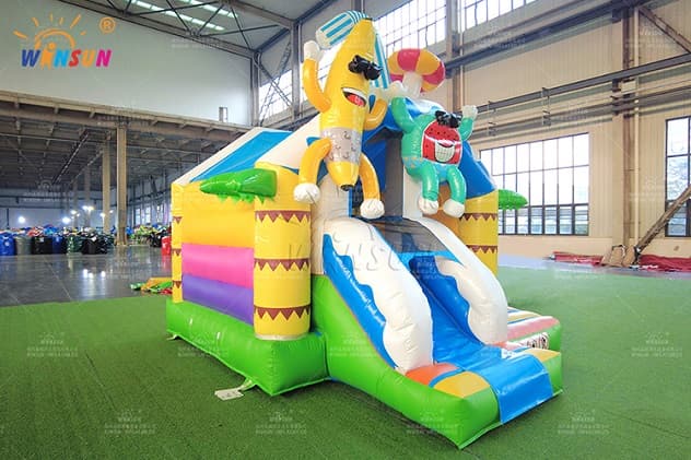 16x13ft Inflatable Jumping Castle with Closed Sides and Back