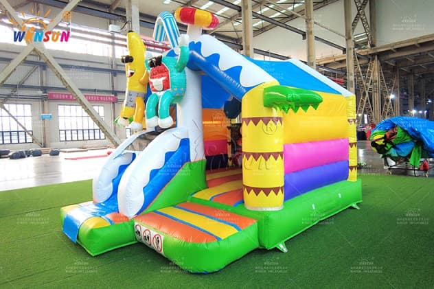 Customizable Inflatable Summer Bounce House for Commercial Venues