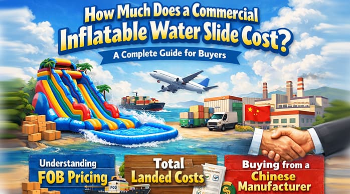 How Much Does a Commercial Inflatable Water Slide Cost