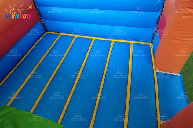 Large commercial inflatable lion slide for outdoor events and festivals