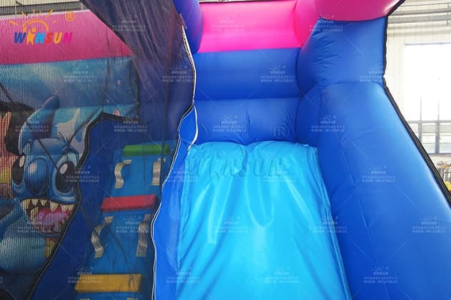 Outdoor Stitch Theme Inflatable Slide Bounce House for Rental Businesses