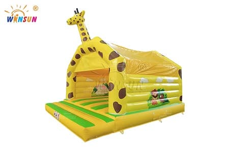 WINSUN Commercial Grade Inflatable Giraffe Bouncy Castle for Kids