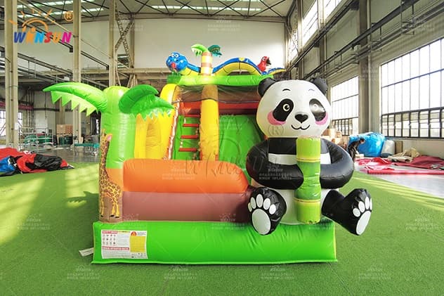 WINSUN Customized PVC Tarpaulin Panda Slide for Outdoor Events