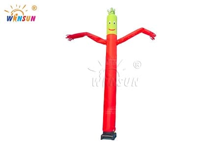 5m Tall Inflatable Dancing Man with Moving Arms and Hair for Outdoor Advertising