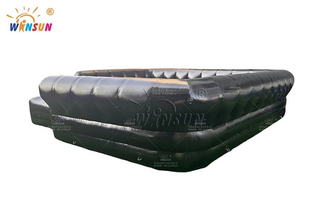 Commercial grade land-use inflatable pool with built-in sofas