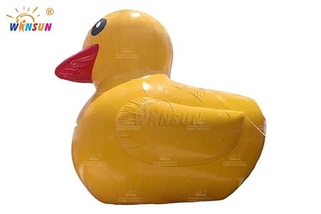 Commercial tarpaulin inflatable duck with airtight chambers