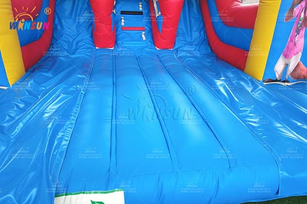 Custom Printed Cartoon Theme Inflatable Slide for Brand Promotions