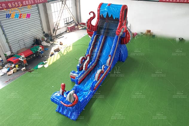 Customizable Giant Octopus Monster Water Slide with Splash Pool