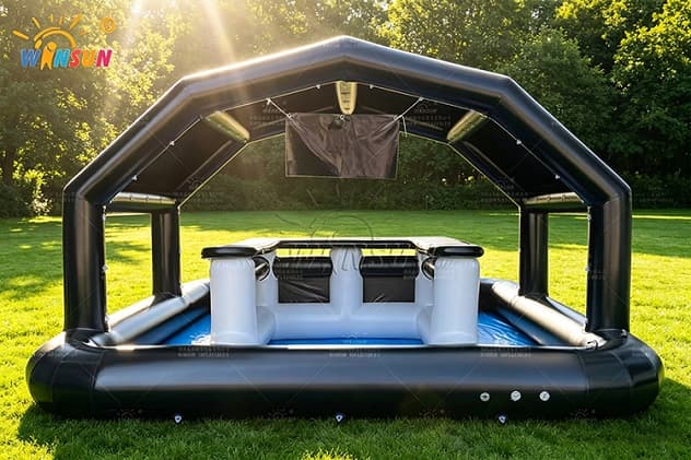 Customizable Outdoor Inflatable Drink Station with Water Bottom