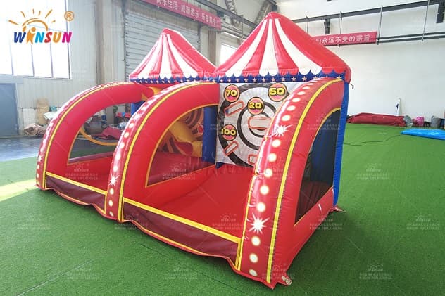 Factory Direct Inflatable Ring Toss and Frisbee Game for Rentals