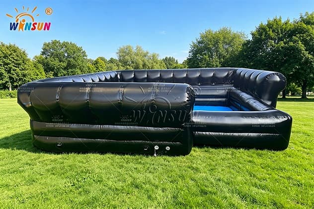 Giant inflatable couch pool with airtight design for adults and families
