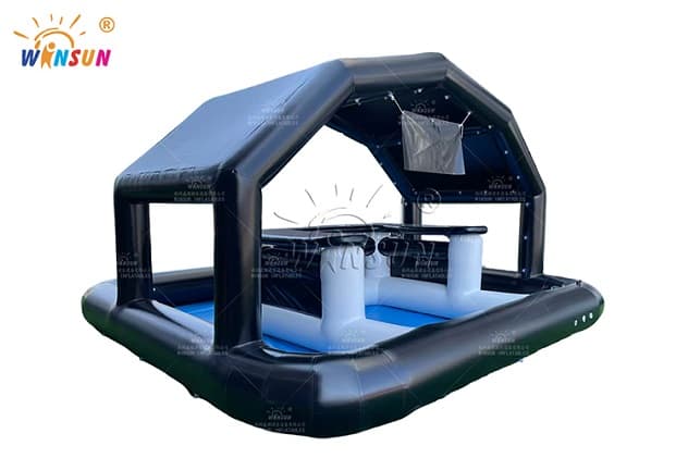 PVC Vinyl Inflatable Pool Bar with Removable Canopy Covers