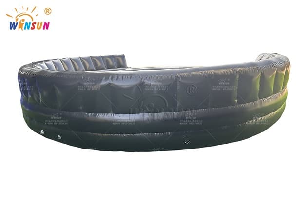 Round Inflatable Pool with Surrounding Sofa for Land Use