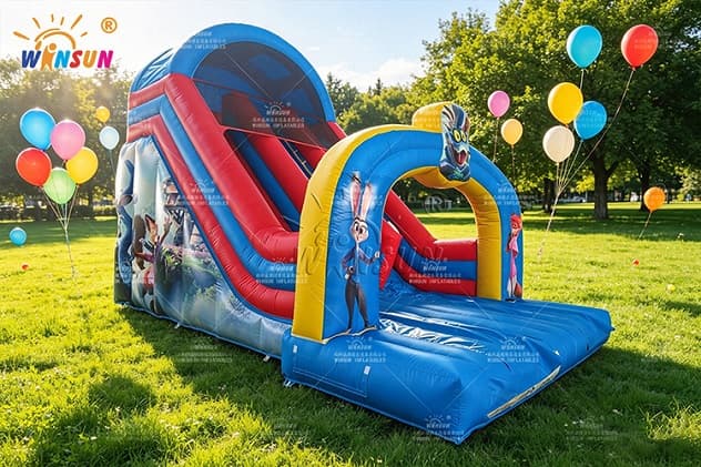 WINSUN Factory Direct Commercial Inflatable Dry Slide for Events