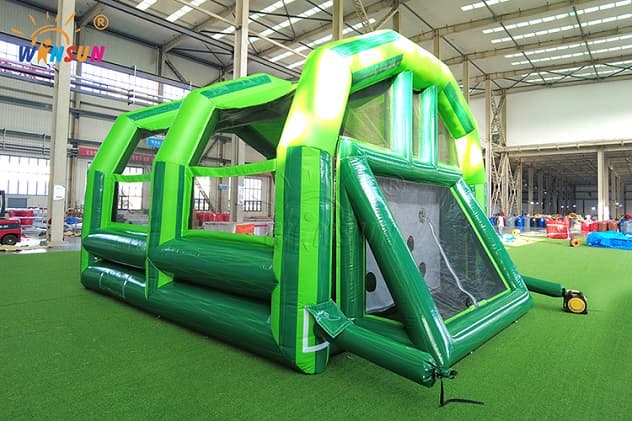 23ft x 18ft Inflatable Soccer Trainer for Corporate Team Building