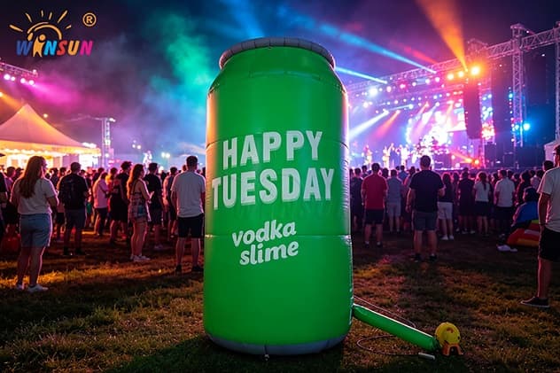 Commercial Grade Inflatable Beer Can for Brand Promotions