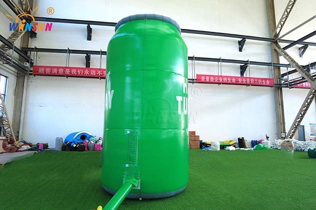 Durable Tarpaulin Inflatable Beverage Can for Outdoor Use
