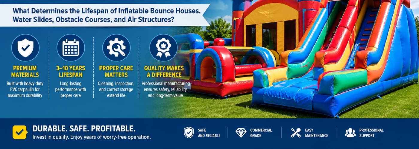 Lifespan of Inflatable Bounce Houses