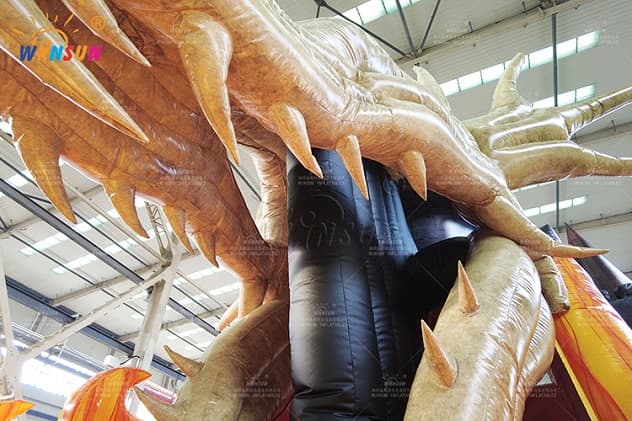 WINSUN Giant Dragon Skull Obstacle Course – Perfect for Game of Thrones Style Promotions