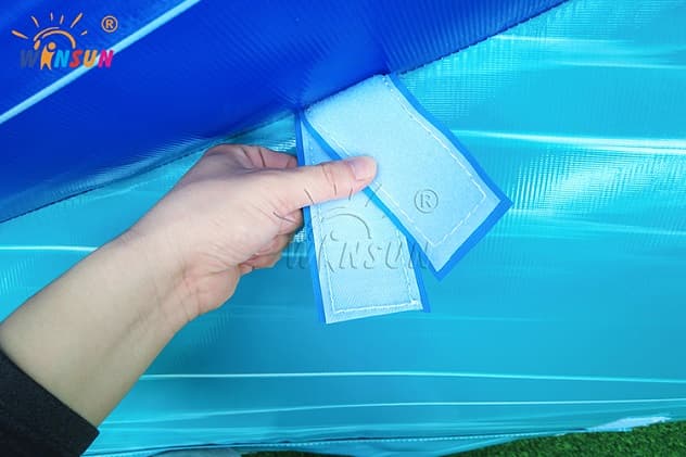 commercial-grade octopus inflatable water slide with dual racing lanes