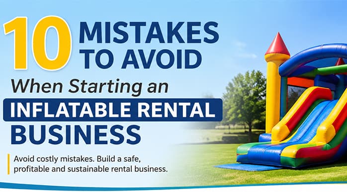 10 Mistakes to Avoid When Starting an Inflatable Rental Business