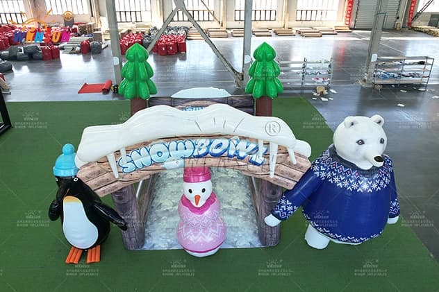 Factory direct PVC inflatable SnowBowl for commercial use