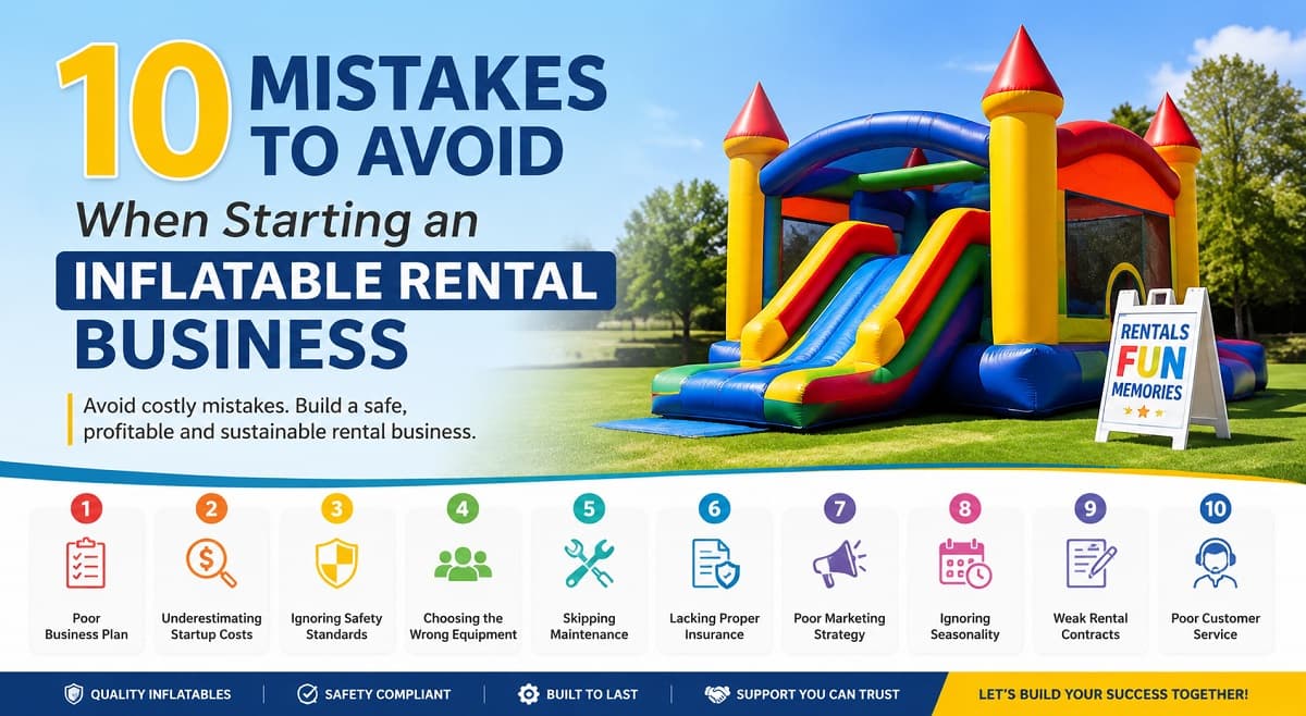 WINSUN helps you to start an Inflatable Rental Business