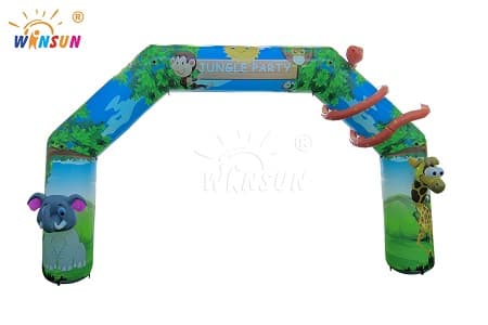 Jungle Party Theme Inflatable Archway