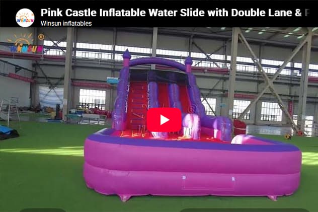 inflatable water slide rental business equipment