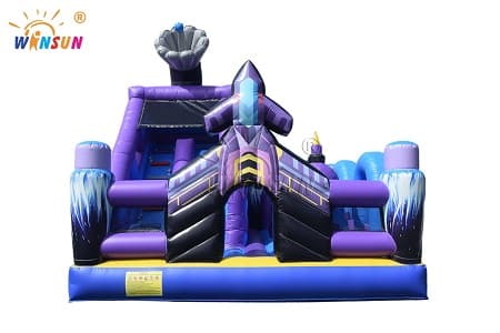 6x5x6m space alien inflatable combo