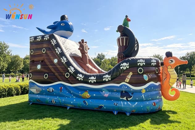 Pirate ship inflatable combo for sale