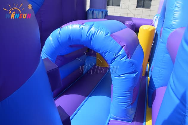 commercial inflatable combo with slide