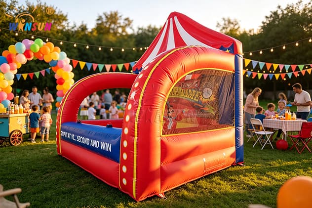 inflatable stop at 10 seconds game