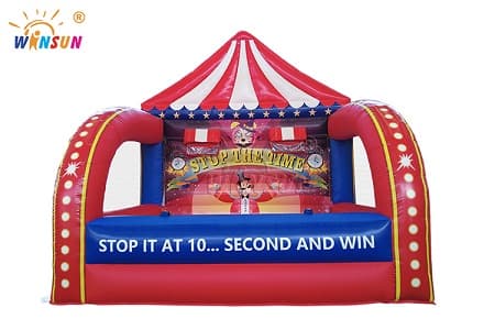 inflatable stop the timer carnival game