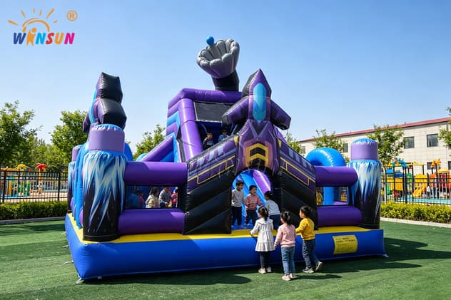 space alien inflatable combo