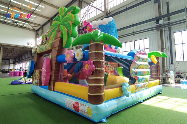 beach themed inflatable bounce house