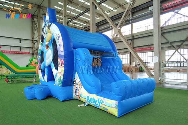 commercial grade bounce house with slide