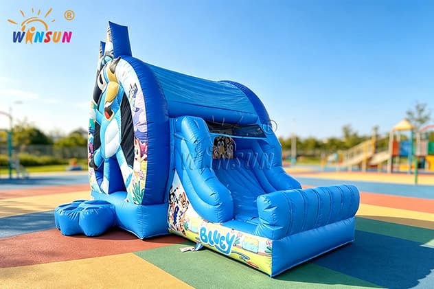 custom cartoon themed bounce house