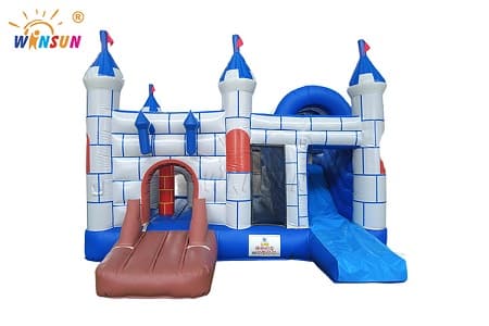 WSC-734 Custom Inflatable Castle Combo with Slide