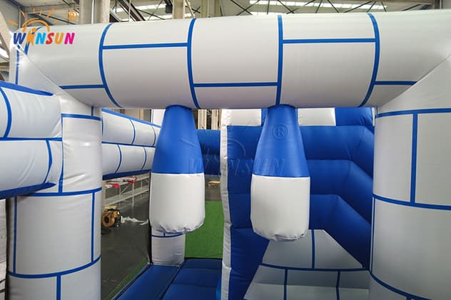 kids inflatable castle with slide