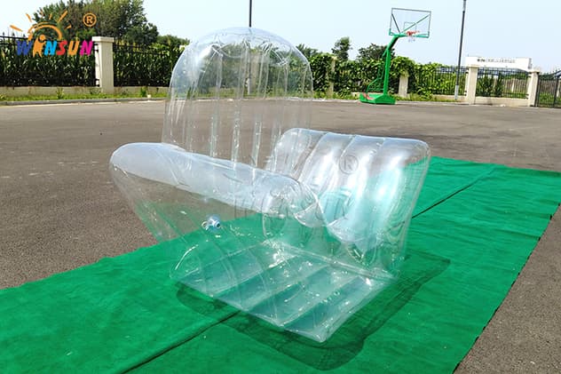 Clear Inflatable Seating for Pop-Up Events