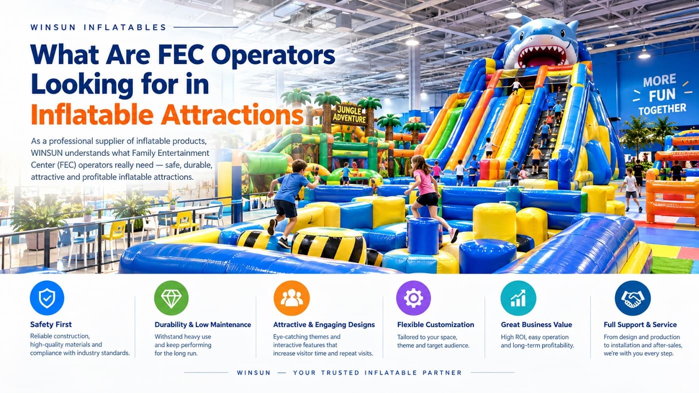 Family Entertainment Center inflatables