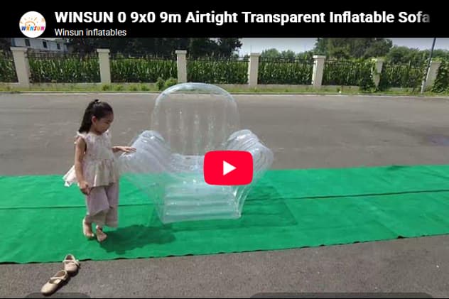 Transparent Inflatable Sofa Manufacturer
