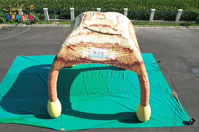 farm-themed inflatable tent